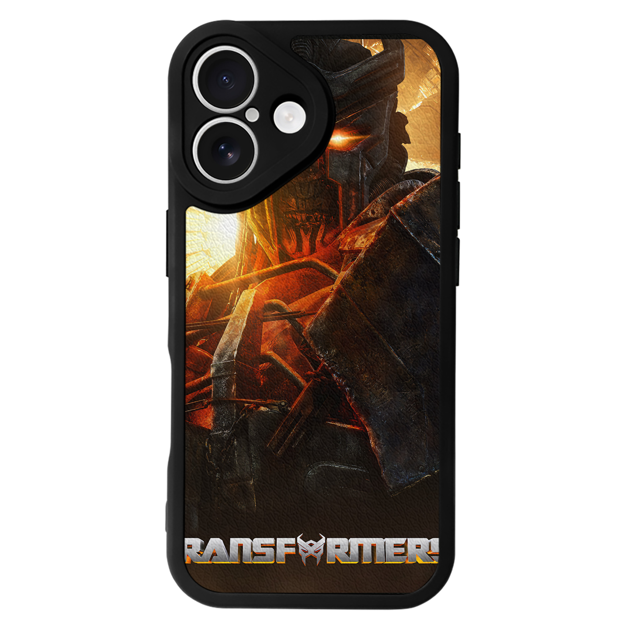 （画像用） Transformers トランスフォーマー 【iPhone 16シリーズ対応】シリコンスマホケース（レザー調） 材質：シリコン